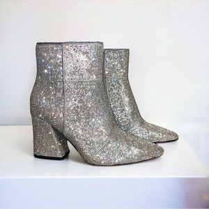 Rhinestone Diamond Mini Boots
